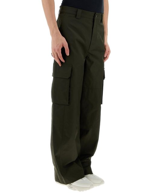 Valentino Garavani Olive Green Polyester Blend Cargo Pant for men