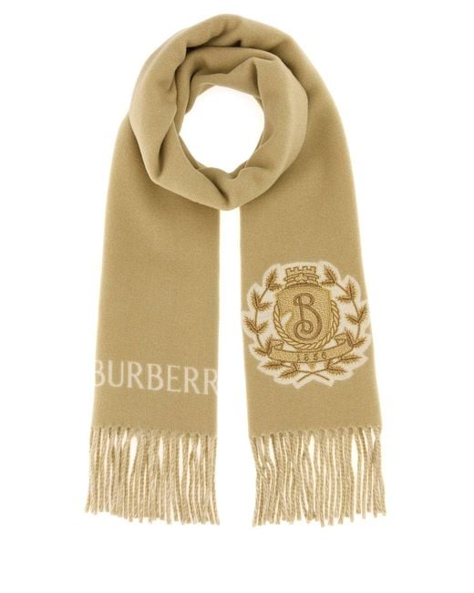 Burberry Natural Beige Cashmere Scarf