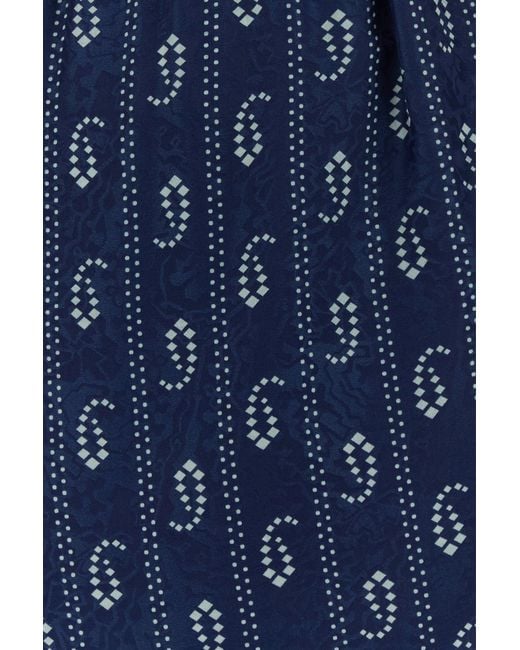 Tory Burch Blue Pantalone Pasley