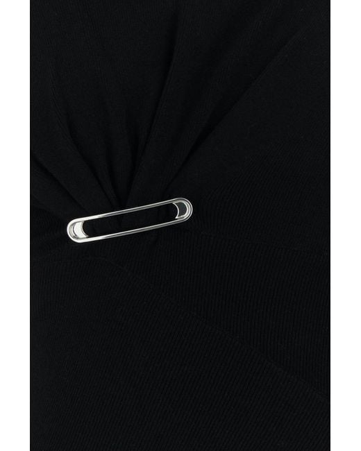 Lanvin Black Wool Blend Sweater