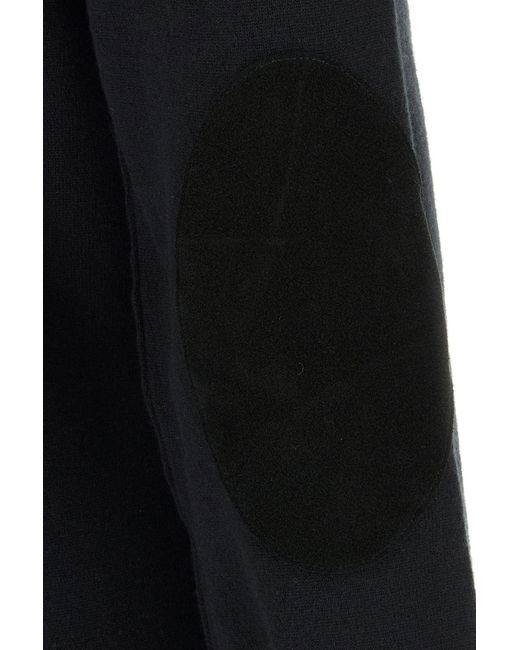Maison Margiela Black Two-Tone Wool Sweater for men