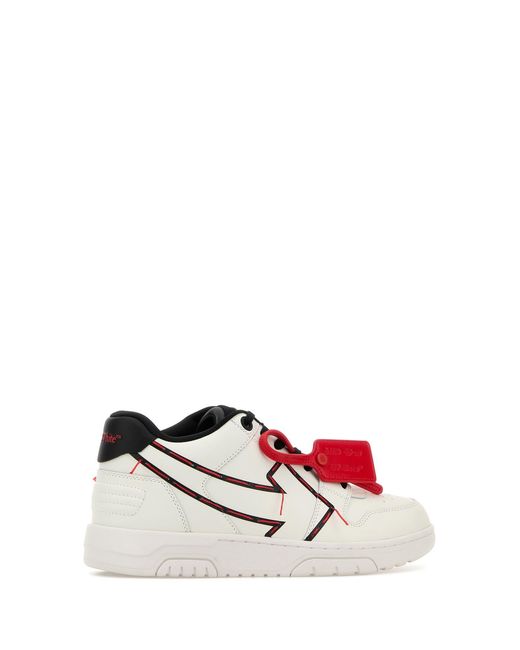 Off-White c/o Virgil Abloh White Leather Out Of Office Sneakers for men