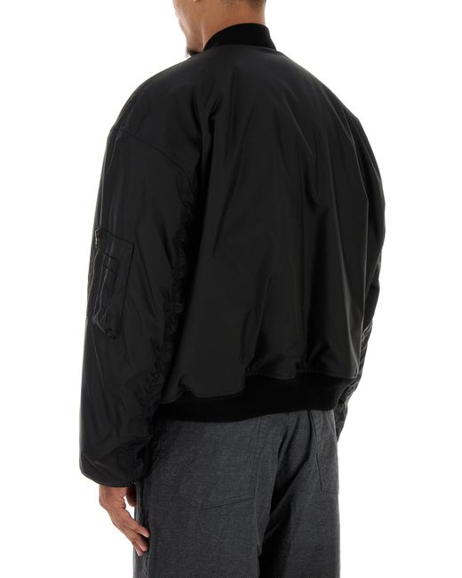 Bomber X Automobili Lamborghini in nylon nero di Balenciaga in Black da Uomo