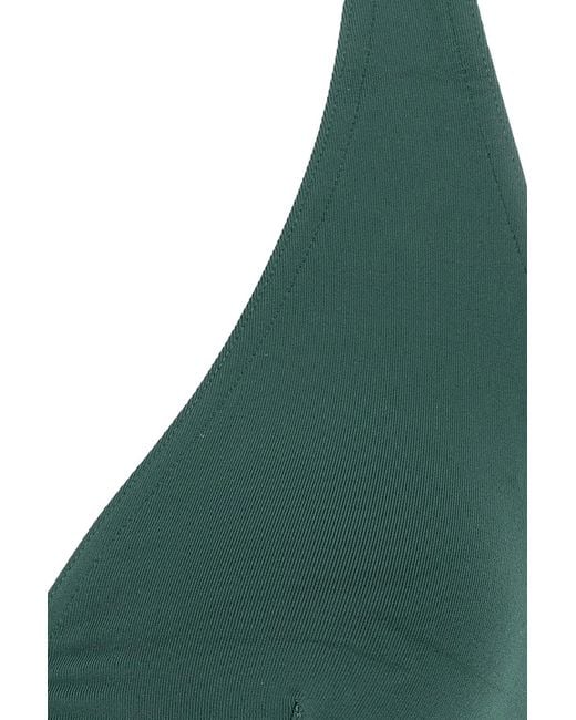 Eres Dark Green Stretch Nylon Noctambule Bikini Top