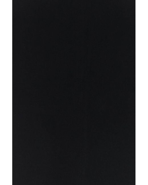 Norma Kamali Black Abito Corto Smanicato