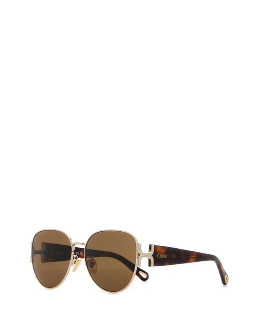 Chloé Multicolor Metal And Acetate Sunglasses