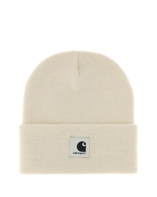 W' Ashley Beanie in acrilico avorio di Carhartt in Natural da Uomo