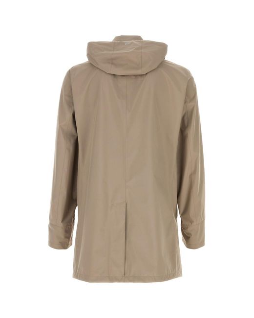 Herno Natural Cappuccino Polyester Jacket for men