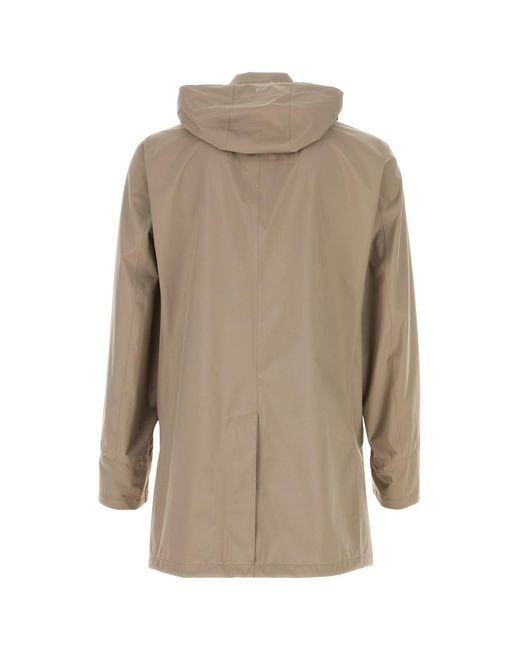 Herno Natural Cappuccino Polyester Jacket for men