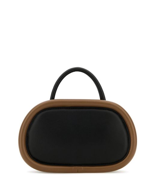 Borsa a mano Alpha Strike in pelle nera di Pierre Hardy in Blue