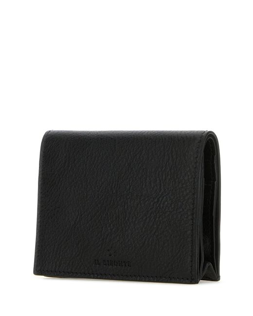 Il Bisonte Black Leather Wallet