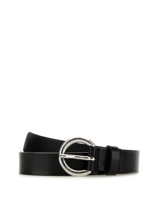 Cintura in pelle nera di DIESEL in Black da Uomo