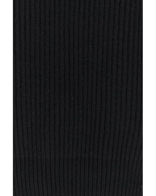 Jil Sander Black Wool Sweater for men