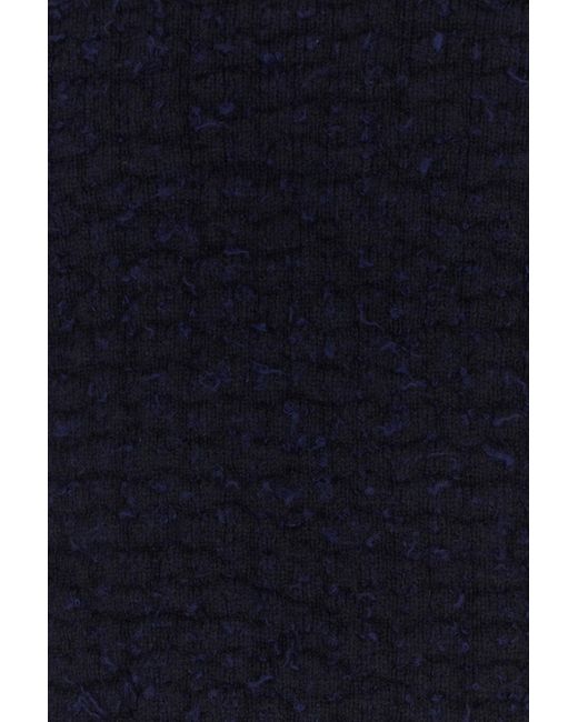 NAMACHEKO Blue Two-tone Wool Blend Sweater for men