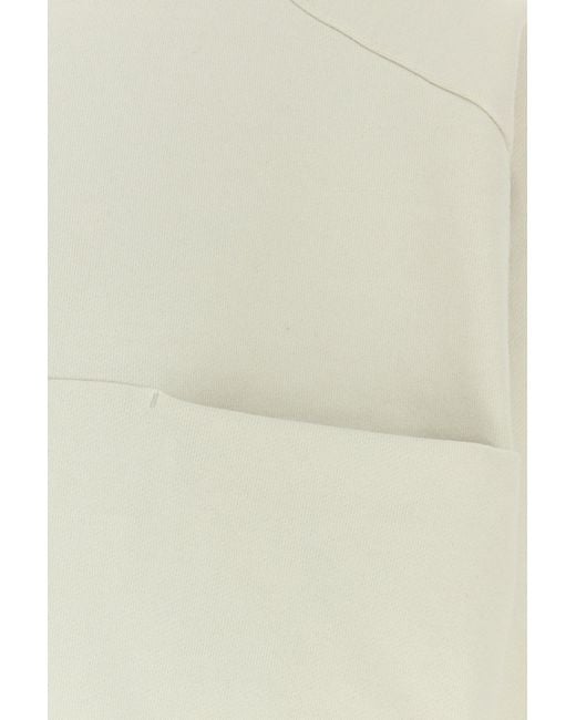 Entire studios White Chalk Cotton Sweatshirt