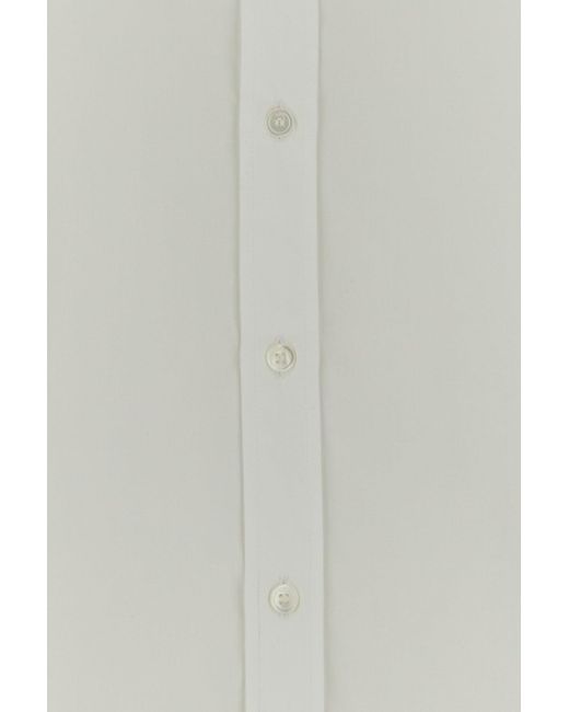 A.P.C. White Regular Solid Shirt