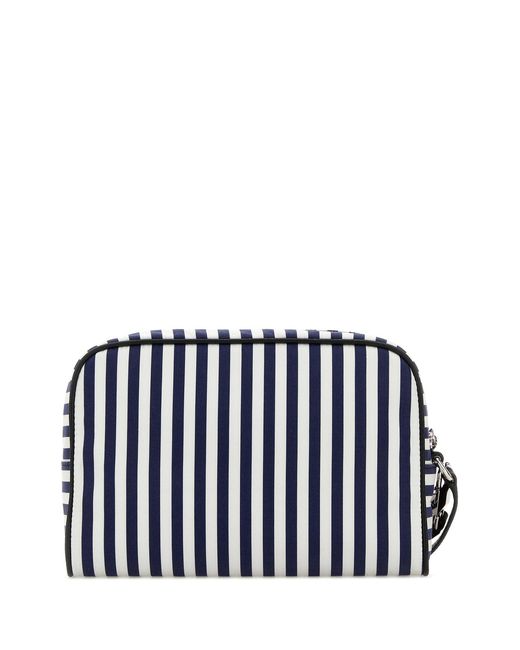 Dolce & Gabbana Black Dolce & Gabbana Embroidered Poplin Clutch for men