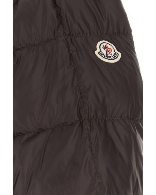 Moncler Green Printed Polyester Reversible Chalvron Down Jacket for men