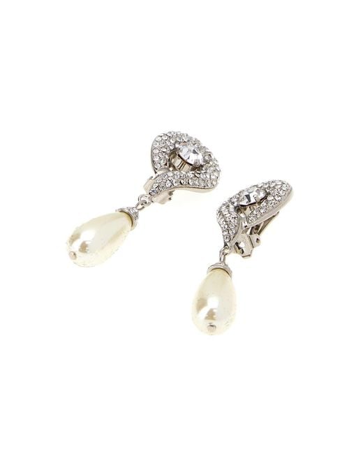 Alessandra Rich Multicolor Silver Metal Earrings
