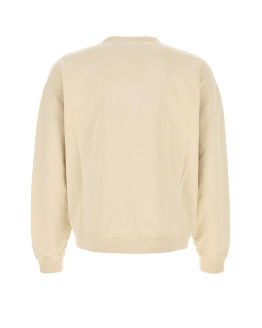 Felpa in cotone beige di DSquared² in Natural da Uomo