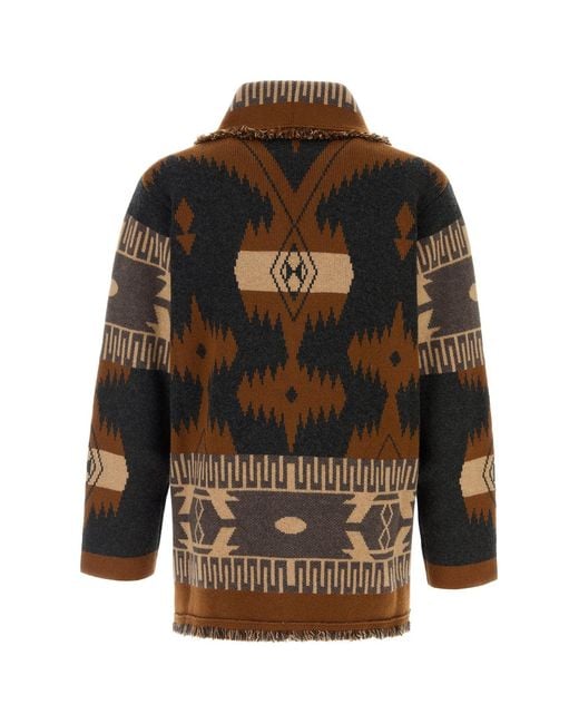 Alanui Multicolor Embroidered Cashmere Icon Cardigan for men