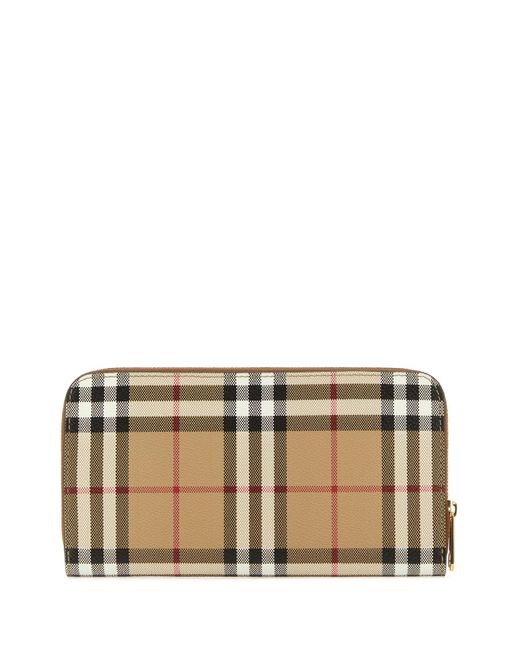 Burberry Multicolor Printed Canvas Wallet