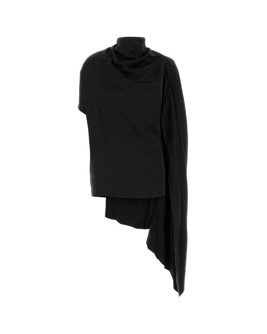 Magda Butrym Black Satin Top