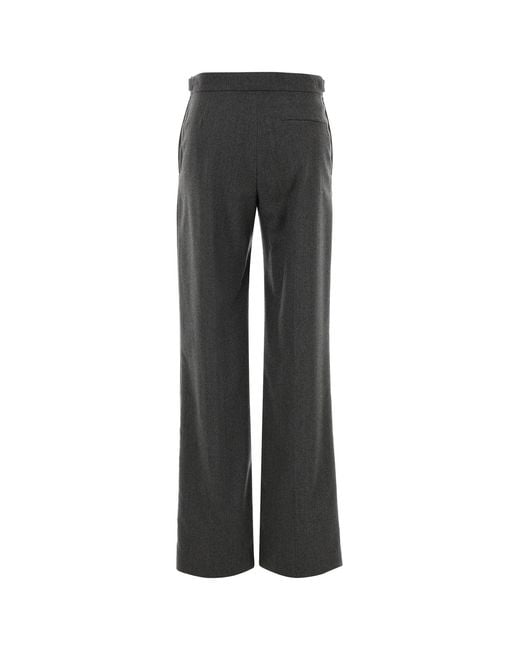 Stella McCartney Black Grey Wool Pant