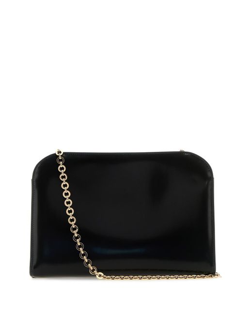 Clutch in pelle nera di Ferragamo in Black