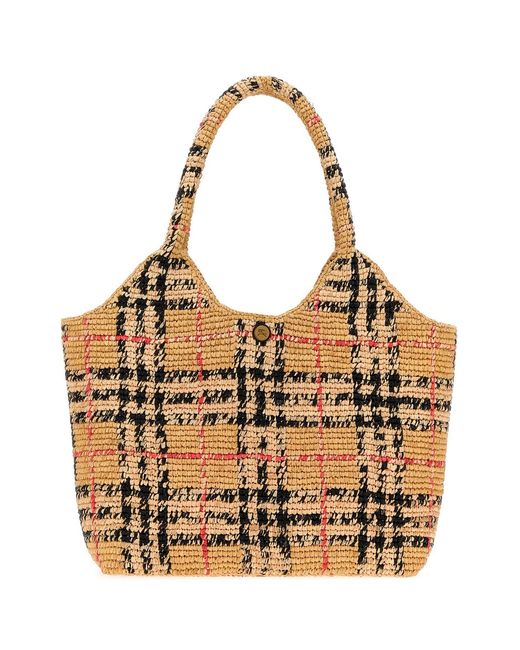 Burberry Metallic A:Ll Sm Margate Tote Raf:175580:B9368