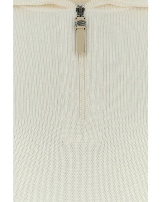 Brunello Cucinelli White Sweater