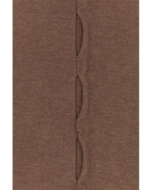 GIMAGUAS Brown Viscose Blend Forat Vest for men