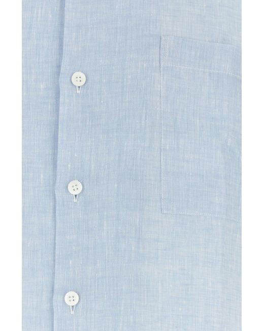 Canali Blue Camicia for men