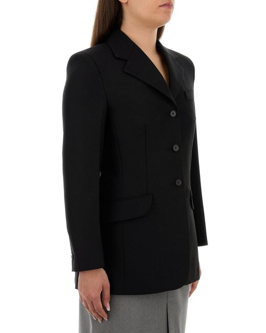 Jil Sander Black Wool Blend Blazer