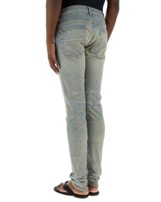 Amiri Blue 'Shotgun Skinny' Jeans for men