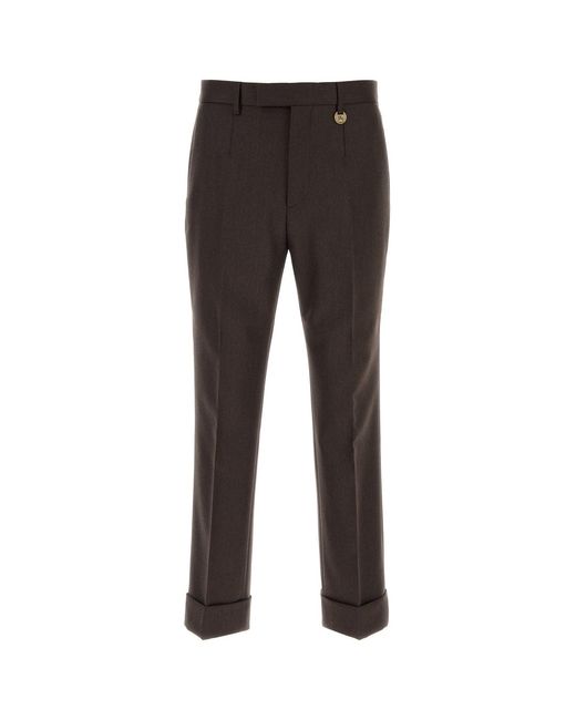 Burberry Black Wool Trouser for men