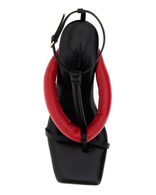 Givenchy Red Square Toe Heels