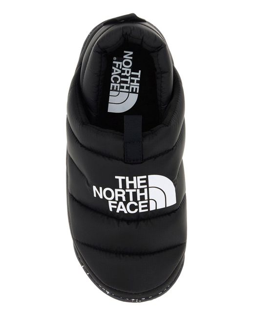 The North Face Black Ripstop Nuptste Slippers for men