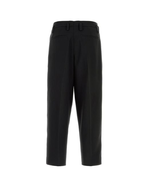 Jil Sander Black Gabardine Pant for men