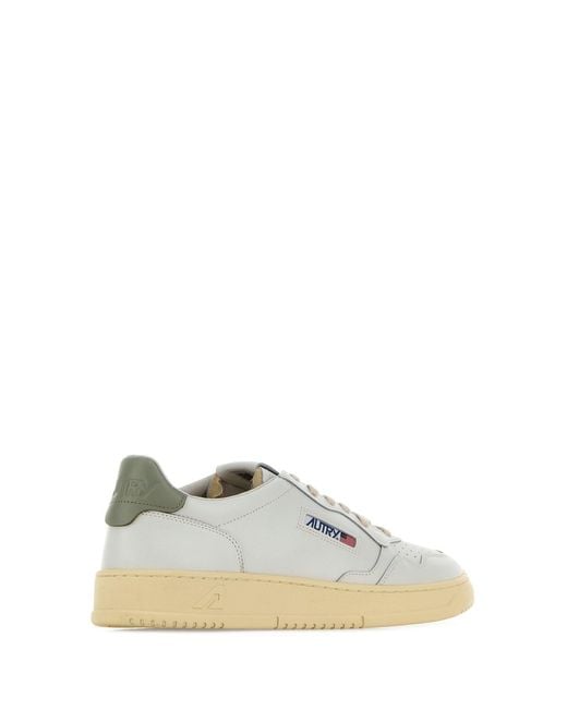 Autry White Leather Medalist Sneakers for men