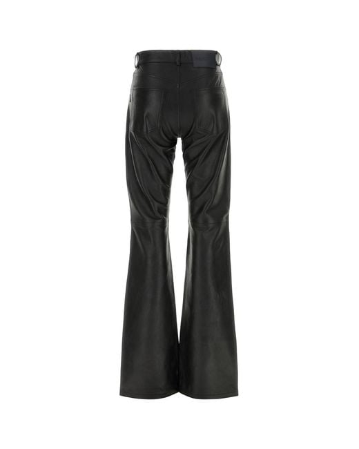 Haikure Black Back Leather Pant