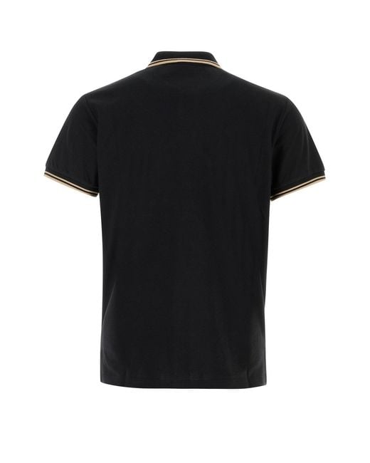 Vivienne Westwood Black Piquet Classic Polo Shirt for men