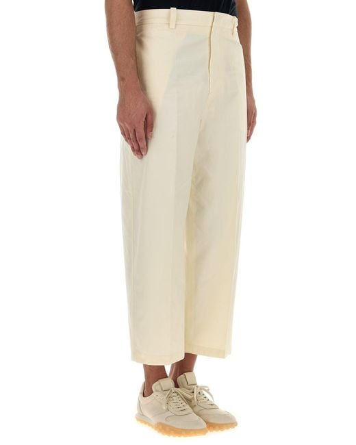 Jil Sander Natural Tailored Pants for men