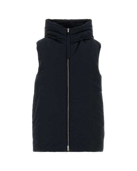 Jil Sander Black Polyester Down Jacket
