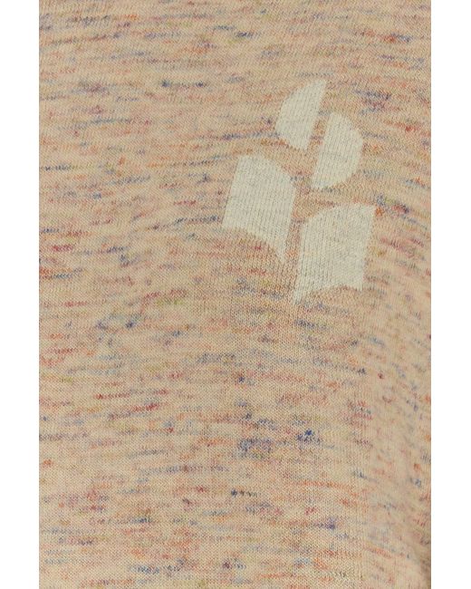 Isabel Marant Natural Viscose Blend Atlee Sweater