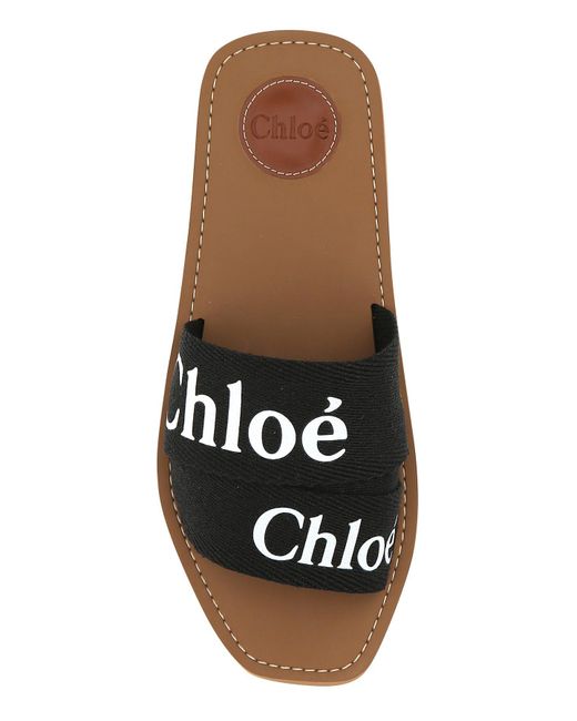 Chloé Black Chloe Slippers