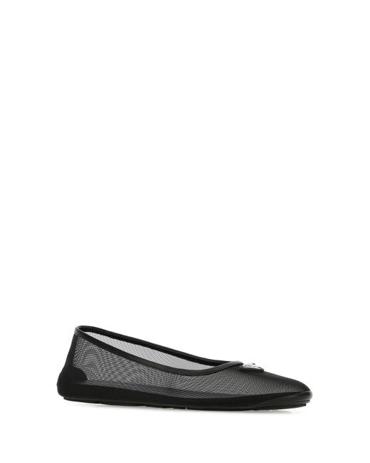 Prada Ballerine in Black | Lyst