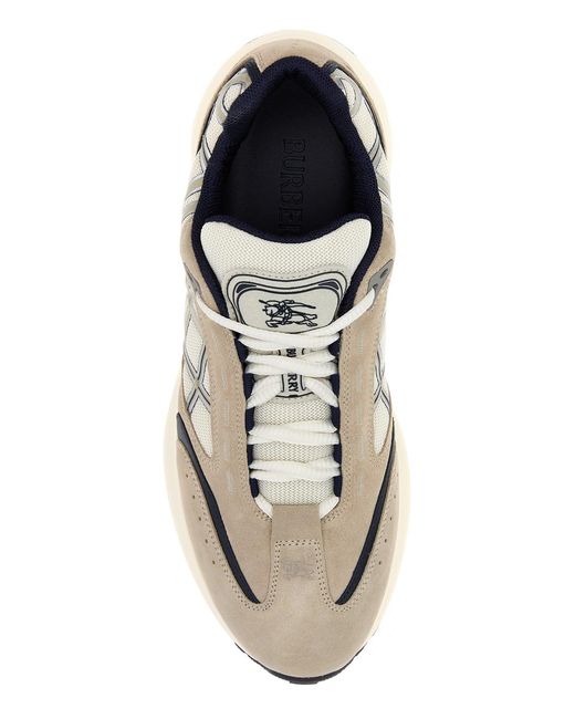 Burberry White Eclipse Sneakers for men