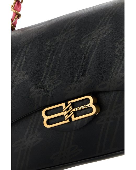 Borsa a spalla Darling mini in pelle stampata di Balenciaga in Black