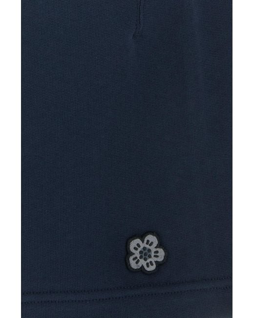 KENZO Blue Logo Shorts for men
